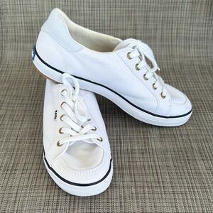 Keds Women's White Lace-Up Sneakers